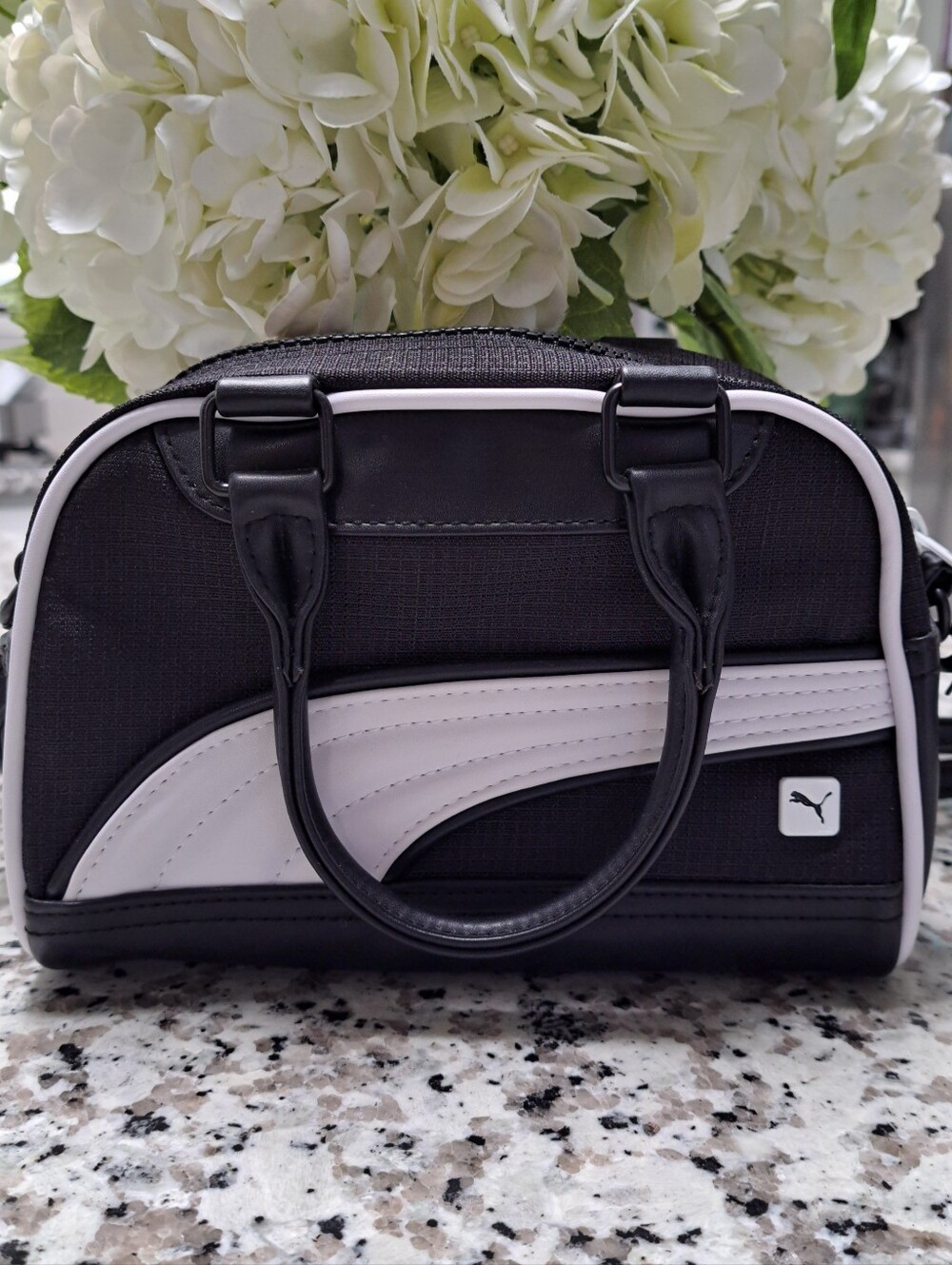 Puma Black&White Mini-Grip Crossbody Bag